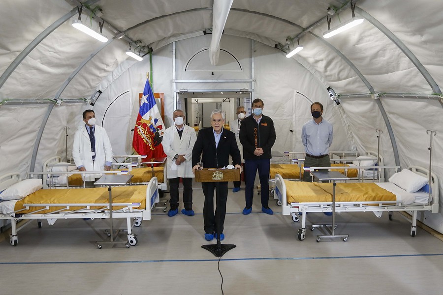 Tras una serie de jornadas con un nivel de ocupación por sobre el 90% Piñera finalmente lo reconoce: “Estamos cerca del límite”