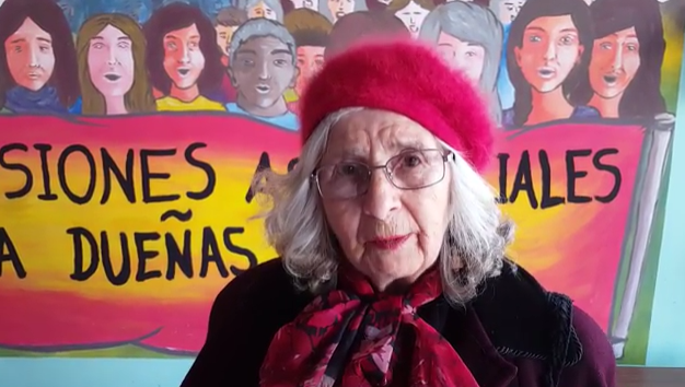 Imilsa Contreras, la mujer de 86 años que se encadenó en la puerta de una AFP: “No voy a dejar de dar la pelea hasta que cambie la cuestión”
