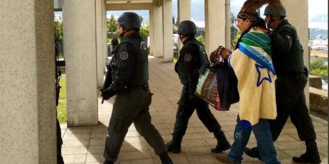 El caso que tiene preso al Machi Celestino Córdova: montaje se mire por donde se mire