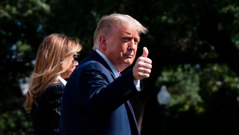 Otro líder exceptivo cayó ante el covid-19: el presidente Donald Trump dio positivo a la enfermedad